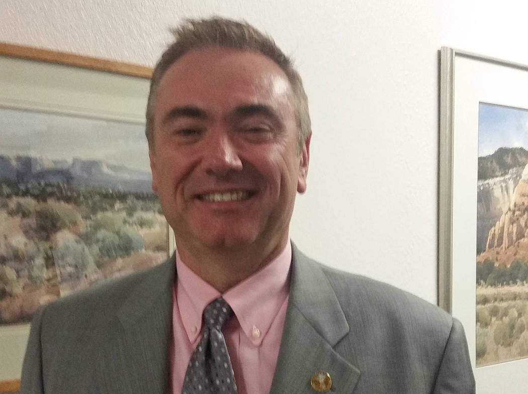 Celia Shortt Goodyear/Boulder City Review
City Council unanimously approved offering a conditional employment offer to Al Noyola for its next city manager. Noyola is the city manager of Arvin, Cal ...