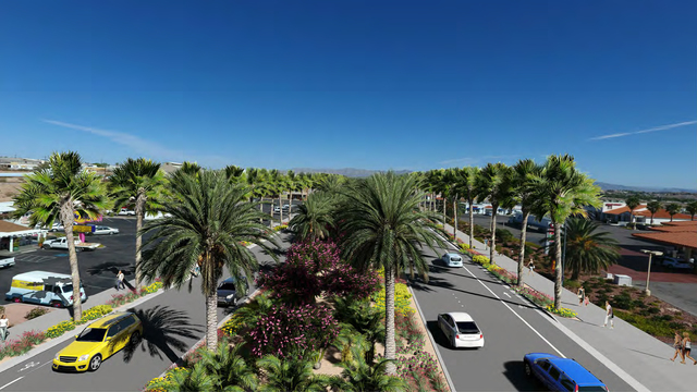 Courtesy
This rendering shows what the city envisions Nevada Highway/Boulder City Parkway will look like with renovated roads, expanded sidewalks and new bike paths. The city is expected to begin  ...