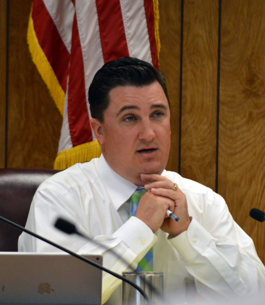 Celia Shortt Goodyear/Boulder City Review
City Councilman Rich Shuman proposes the city give $10 million to public schools in Boulder City at $1 million per year over the next 10 years.