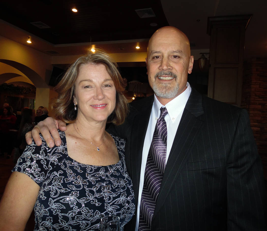 Hali Bernstein Saylor/Boulder City Review
Boulder City Hospital CEO Tom Maher was accompanied by his wife, Polly, during Friday's Heart of the Community Gala fundraiser at the Boulder Creek Golf Club.