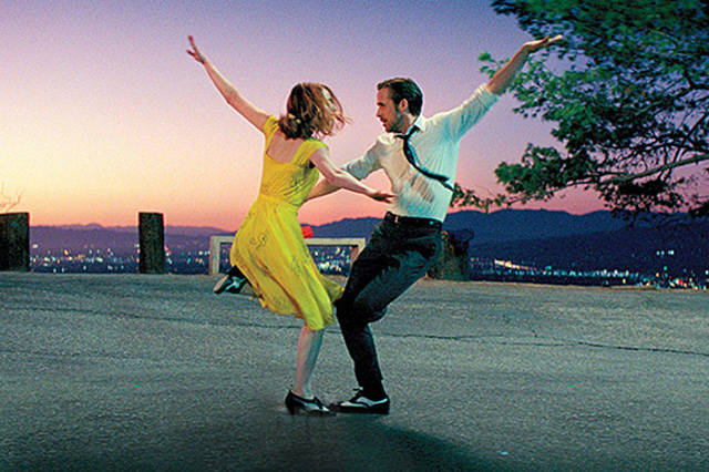 The musical hit "La La Land," with Emma Stone and Ryan Gosling will be shown in the amphitheater at Boulder City Library at 8 p.m. Friday.