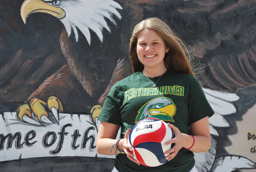 Summer Coyle/Boulder City Review
Boulder City High School senior Cortney Blumenthal will attend Feather River College Quincy, California, where she can continue to hone her skills as a volleyball  ...