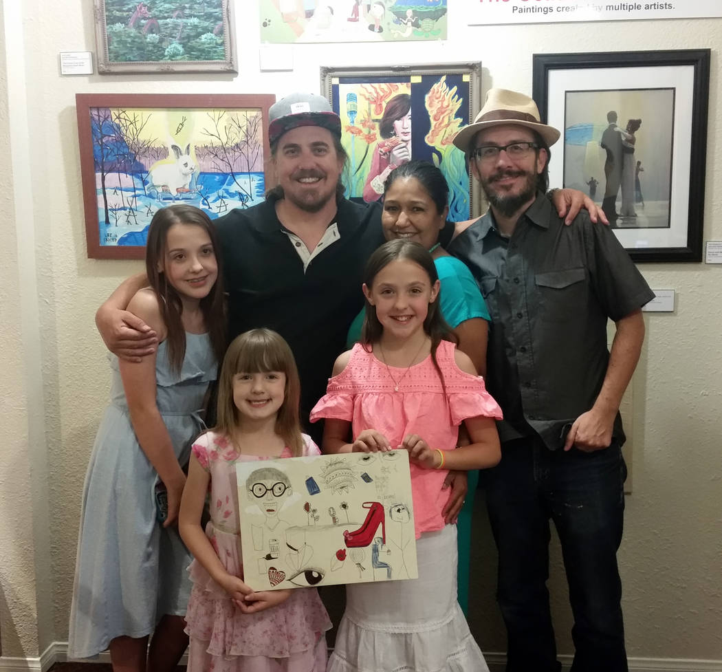 Celia Shortt Goodyear/Boulder City Review
The Dam Little Art Gallery is hosting "The Collaboration Show" in June, showcasing works done by more than one artist, including a piece created by show o ...