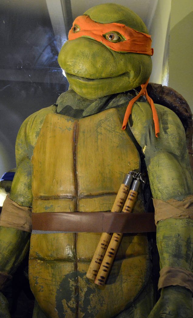 Celia Shortt Goodyear/Boulder City Review
An early inspiration for Devlin was the "Teenage Mutant Ninja Turtles," including Michelangelo. His museum will feature a full-size set of all four turtles.