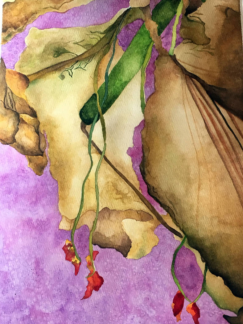 Emma Downes
Emma Downes' painting is from a series of 12 she did for her Advanced Placement class. This one earned first place in the Congressional Art Competition and will be displayed at the Cap ...