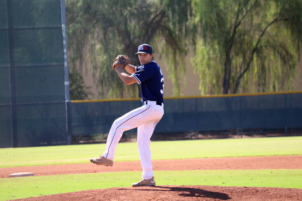 Laura Hubel/Boulder City Review
Recent Boulder City High School graduate Jake Hubel has been keeping his pitching skills sharp playing with Advanced Baseball Development Academy, taking the mound  ...