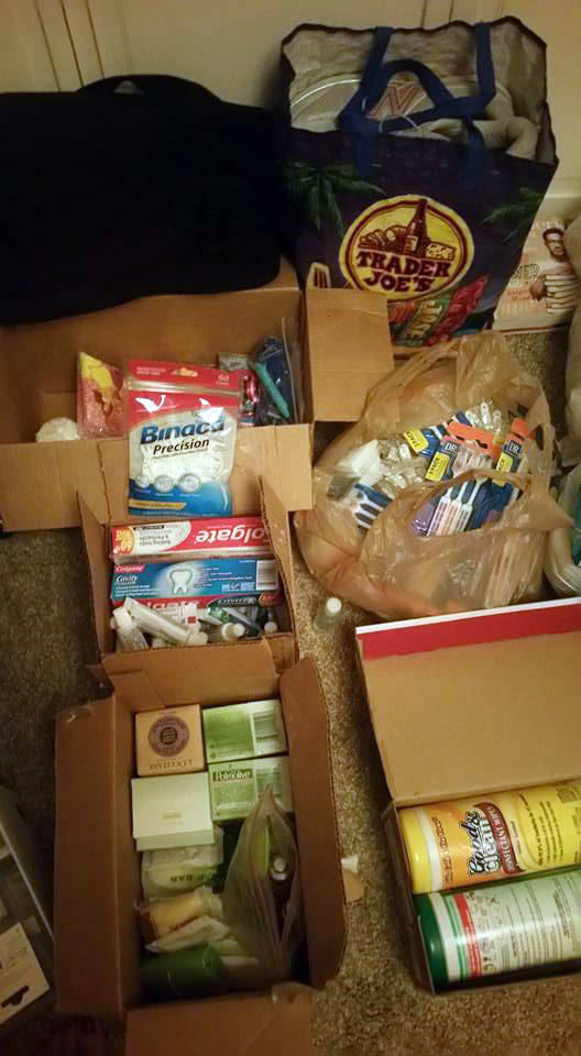 Jennifer Adams
A Boulder City resident is collecting supplies for those who have been displaced from their homes because of Hurricane Harvey.