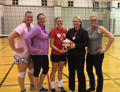 Kelly Lehr
The champion Volleygirls, Kim Strong, Christel Stearman, Camis Higbee, Amber Caudell, and Danielle Ceci, were undefeated in Boulder City Parks and Recreation's women's volleyball league ...