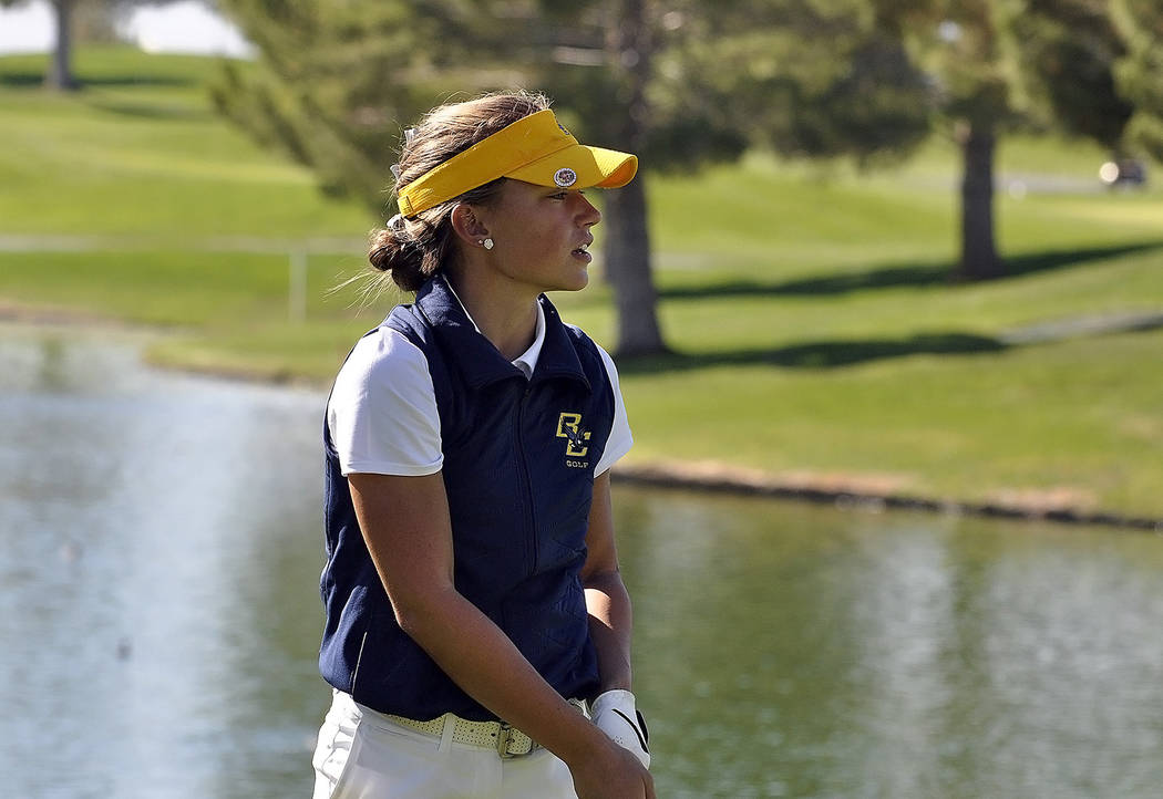 File
After winning her second individual state golf title, Boulder City High School senior Lani Potter capped her year as a member of the all-state first team.