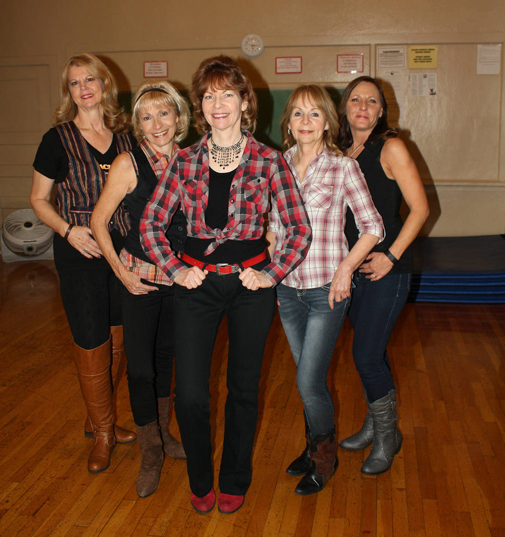 Courtesy photo
Lynn St. Pierre, center, leads local line dancing classes and has arranged for quarterly social events. A line dance social will be held Saturday at the Department of Water and Powe ...