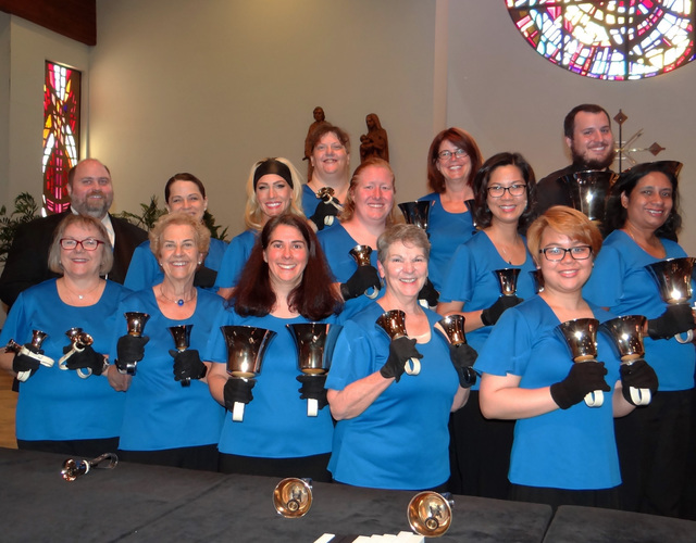 Courtesy photo
Boulder City's Harmony Handbells will perform with more than 100 ringers of choirs from across Nevada and California at 5:30 p.m. Saturday at the Boulder City Parks and Recreation D ...