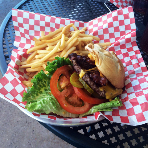 The bacon Angus cheeseburger is a crowd favorite at Southwest Diner. Courtesy Southwest Diner