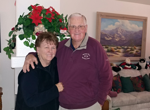 Hunter Terry/Boulder City Review
Gerry and Jim Turner celebrated their 60th anniversary on Thanksgiving Day with their four children and eight grandchildren in Santa Barbara. The two have lived in ...