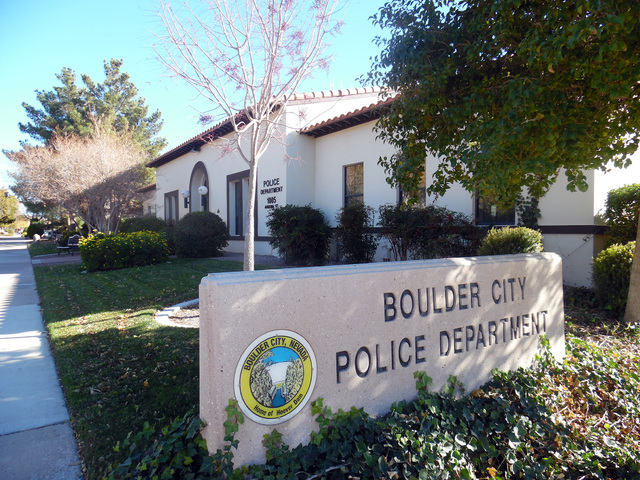 The Boulder City Police Department, 1005 Arizona St. Hunter Terry/Boulder City Review