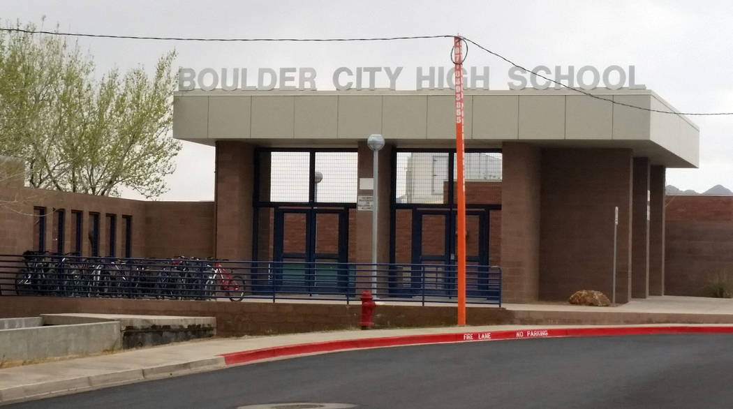 Celia Shortt Goodyear/Boulder City Review
Boulder City High School will not have to lay off any teachers or administrators for the 2018-2019 school year. The school, however, will not be able to h ...