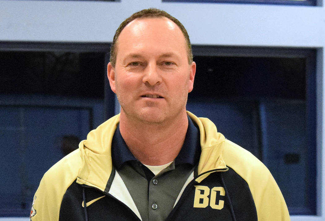 Robert Vendettoli/Boulder City Review
Kurt Bailey was named head coach for Boulder City High School's girls volleyball team. He previously served as assistant coach.