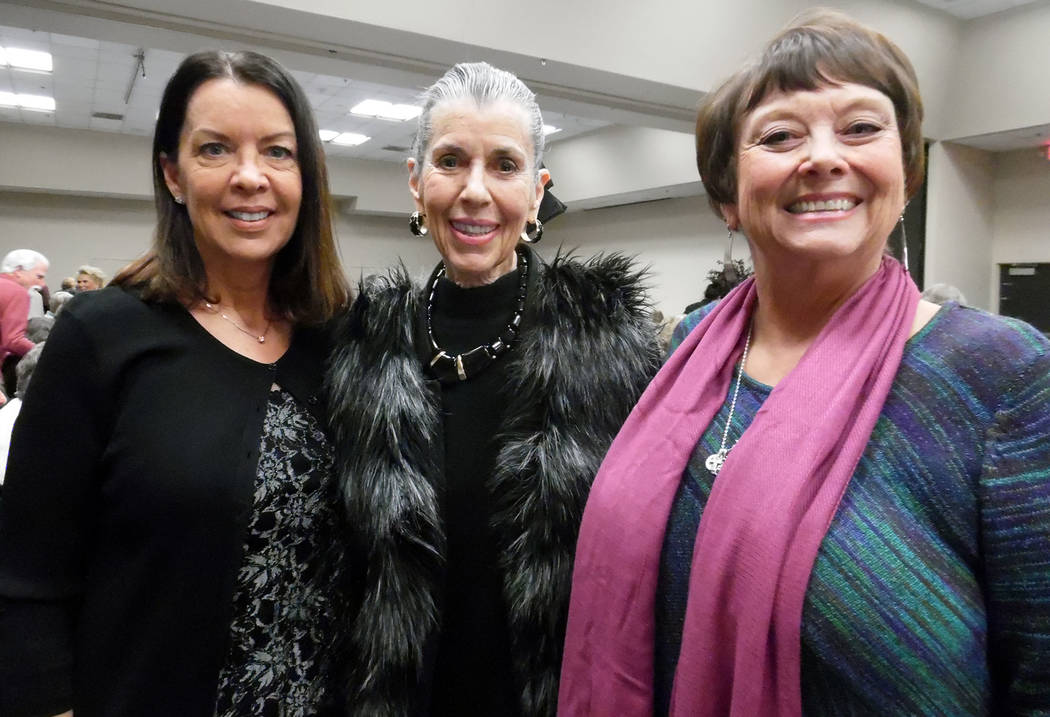 Hali Bernstein Saylor/Boulder City Review
Enjoying the opportunity to visit with each other at Boulder Dam Credit Union's annual meeting and dinner on Wednesday, Feb. 21, 2018, at Henderson Conven ...