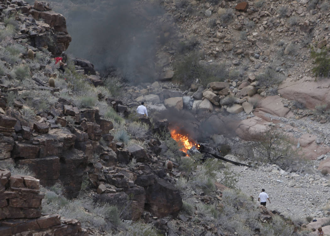 Five people died when a Papillon Group helicopter crashed in the Grand Canyon, Arizona, on Feb. 10.