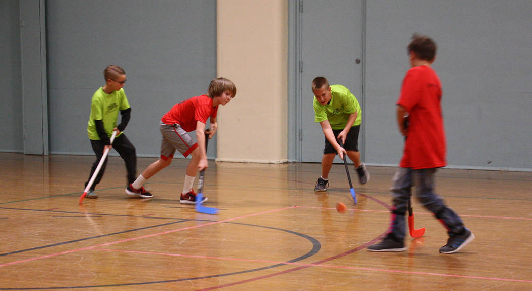 Boulder City Parks and Recreation Department's youth floor hockey league for third- through sixth-graders came to an end Monday, April 23. Kelly Lehr