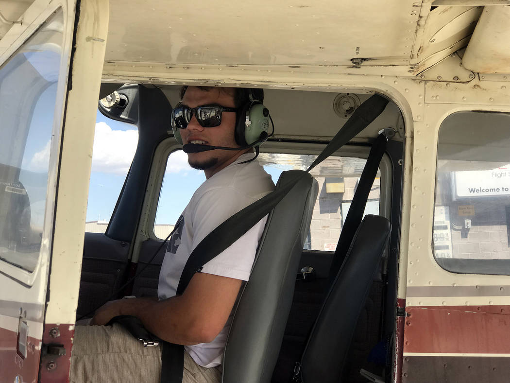 Mendy Wanigasekera Seventeen-year-old Mason Wanigasekera, who graduated from Boulder City High School on Friday, is in the process of getting his pilot's license and wants to "fly anything and eve ...