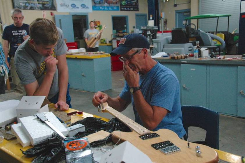 Musical inspiration Guitar building program teaches STEM principles