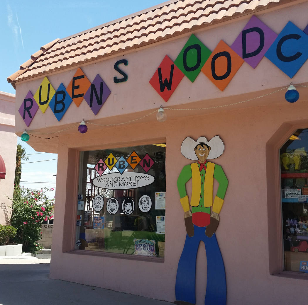 Celia Shortt Goodyear/Boulder City Review Ruben's Wood Craft and Toys, 555 Hotel Plaza, features toys and crafts for children of all ages.