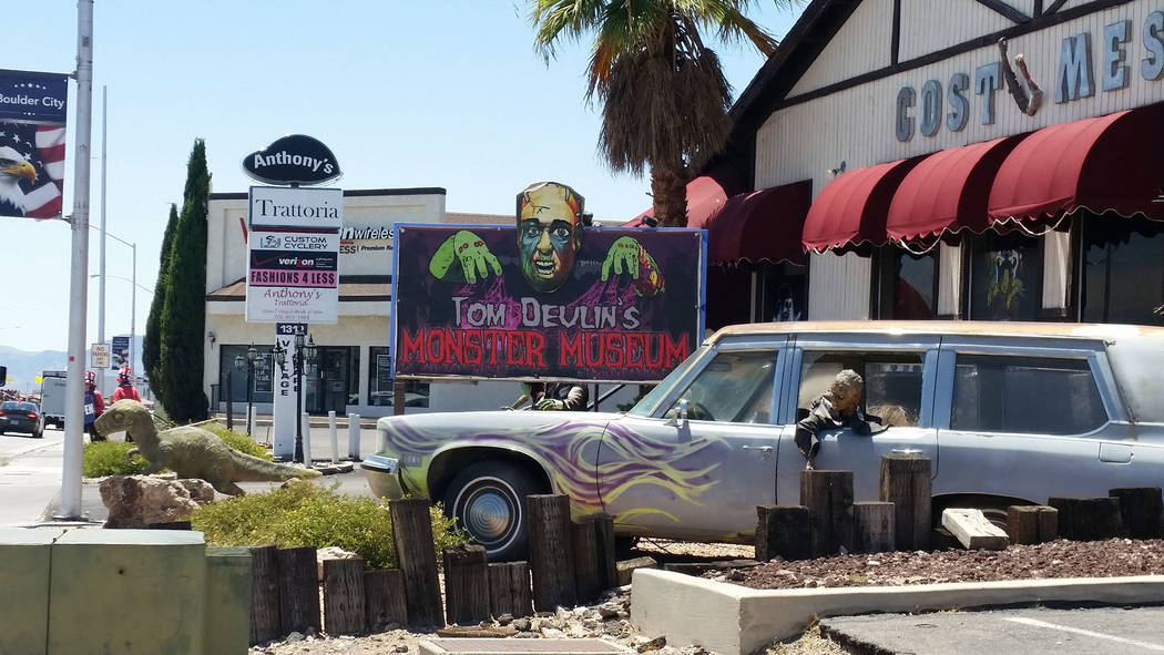 Celia Shortt Goodyear/Boulder City Review Tom Devlin's Monster Museum, 1310 Boulder City Parkway, features spooky fun for the whole family.