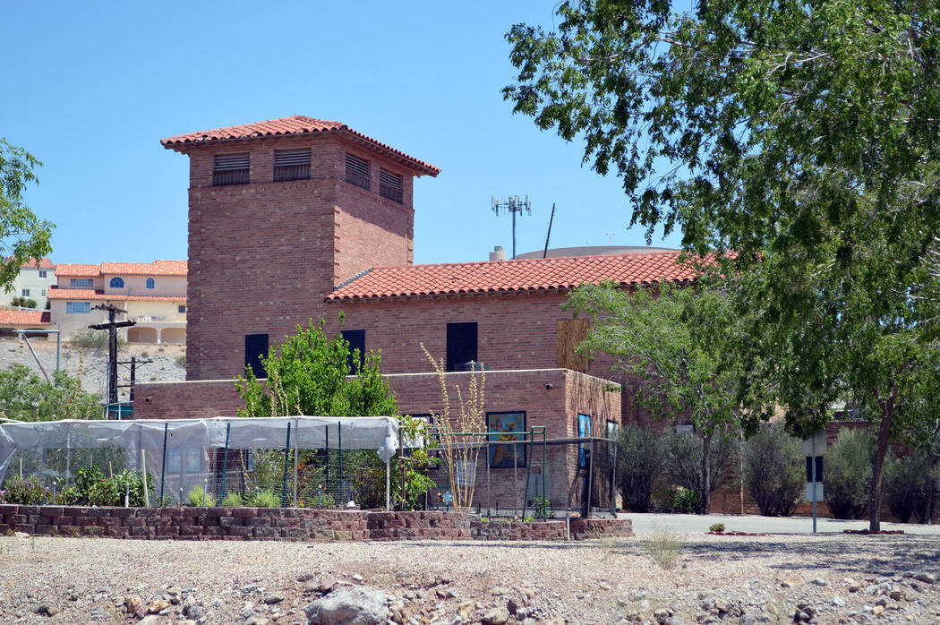Celia Shortt Goodyear/Boulder City Review Boulder City resident and Cooper Roofing & Solar President Scott Donnelly is installing a new roof on the old water filtration plant at no cost to the city.