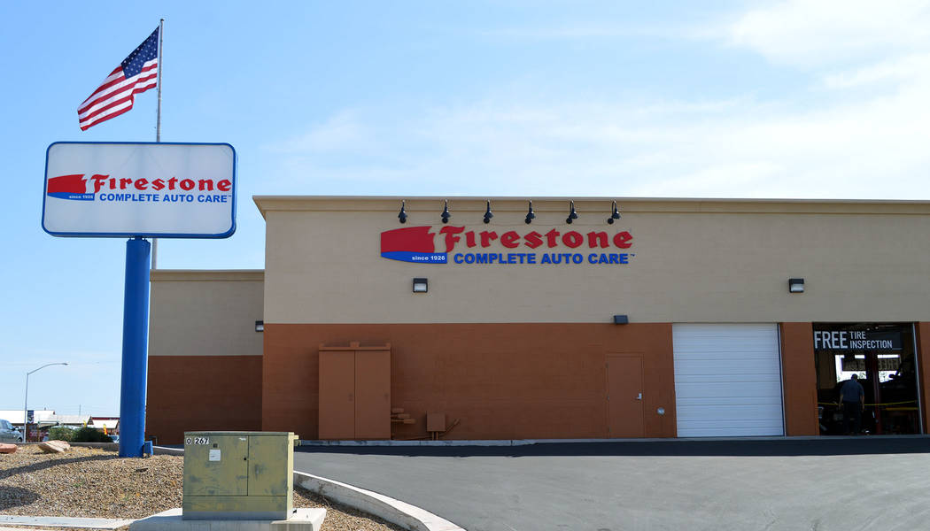 Celia Shortt Goodyear/Boulder City Review Firestone Complete Auto Care, 1323 Boulder City Parkway, recently opened.
