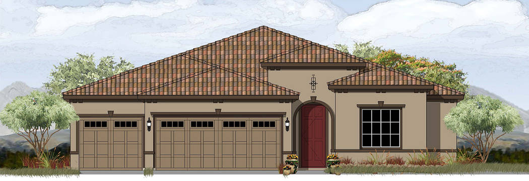 StoryBook Homes and KTGY Plan 2A is one of five models StoryBook Homes will build at its Boulder Hills Estates subdivision at Adams Boulevard and Bristlecone Drive. The 2,223-square-foot home feat ...