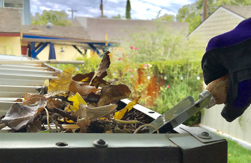 Norma Vally Before winter arrives, prepare gutters for rainwater by removing any leaves and debris that may have accumulated there.