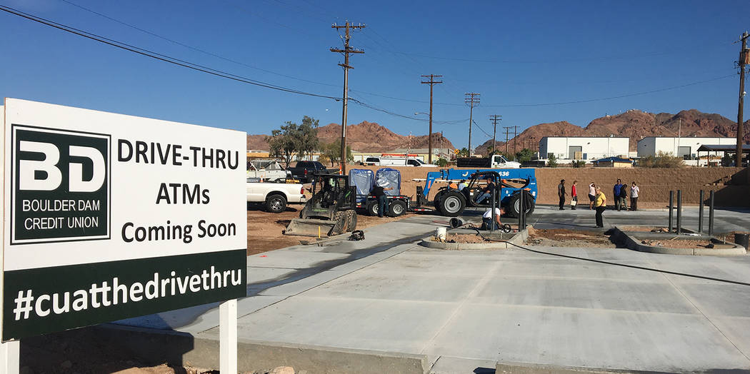 Boulder Dam Credit Union New ATMs arrived Wednesday, Oct. 10, 2018, morning for Boulder Dam Credit Union's drive-through location on Boulder City Parkway.