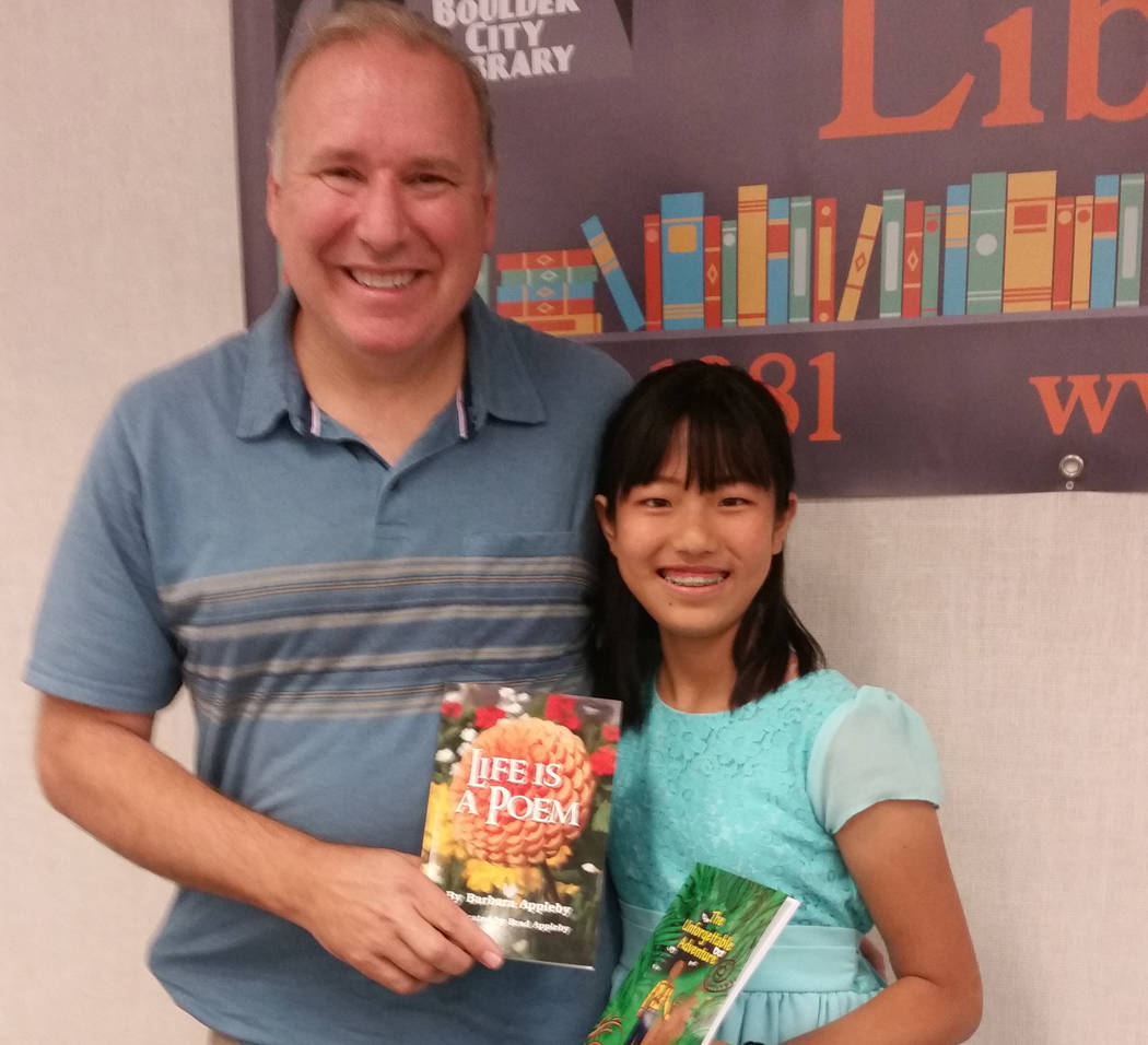 Celia Shortt Goodyear/Boulder City Review Boulder City resident Brad Appleby illustrated a book written by his goddaughter, Sophia Zhong, who is 11 years old and lives in Claremont, California.