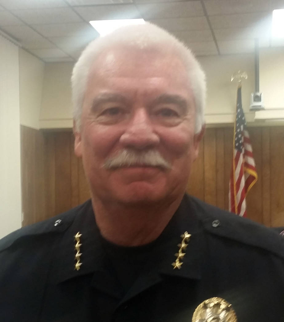 Boulder City Police Chief Tim Shea