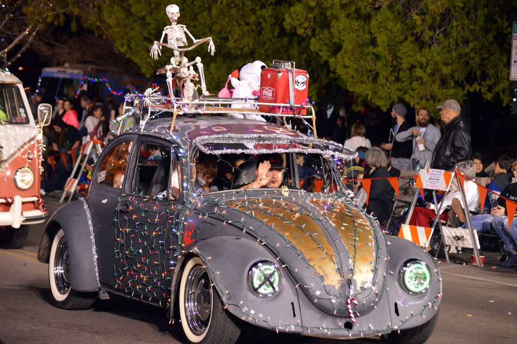 This year's Santa's Electric Night Parade is scheduled to featured almost 100 different entries including decked out vehicles. The parade is on Saturday, Dec. 1, at 4:30 p.m. in downtown Boulder City.