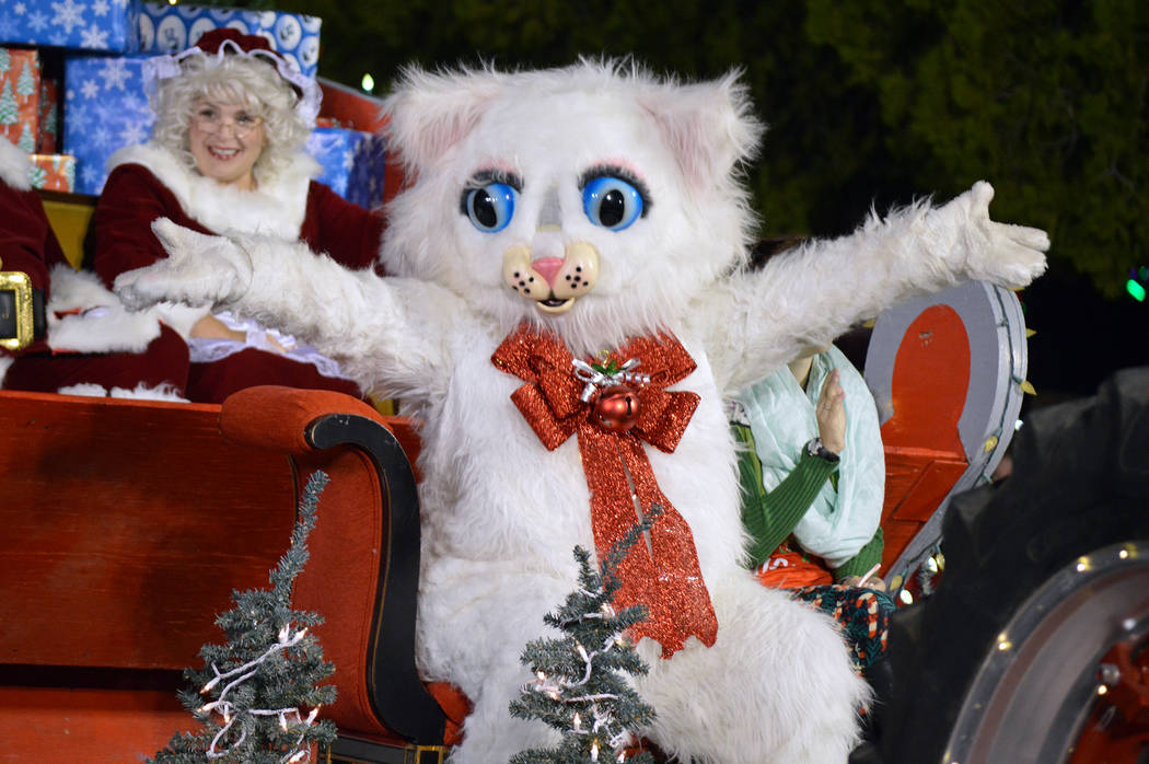 Jingle Cat will make its appearance and several of this year's holiday events in Boulder City.