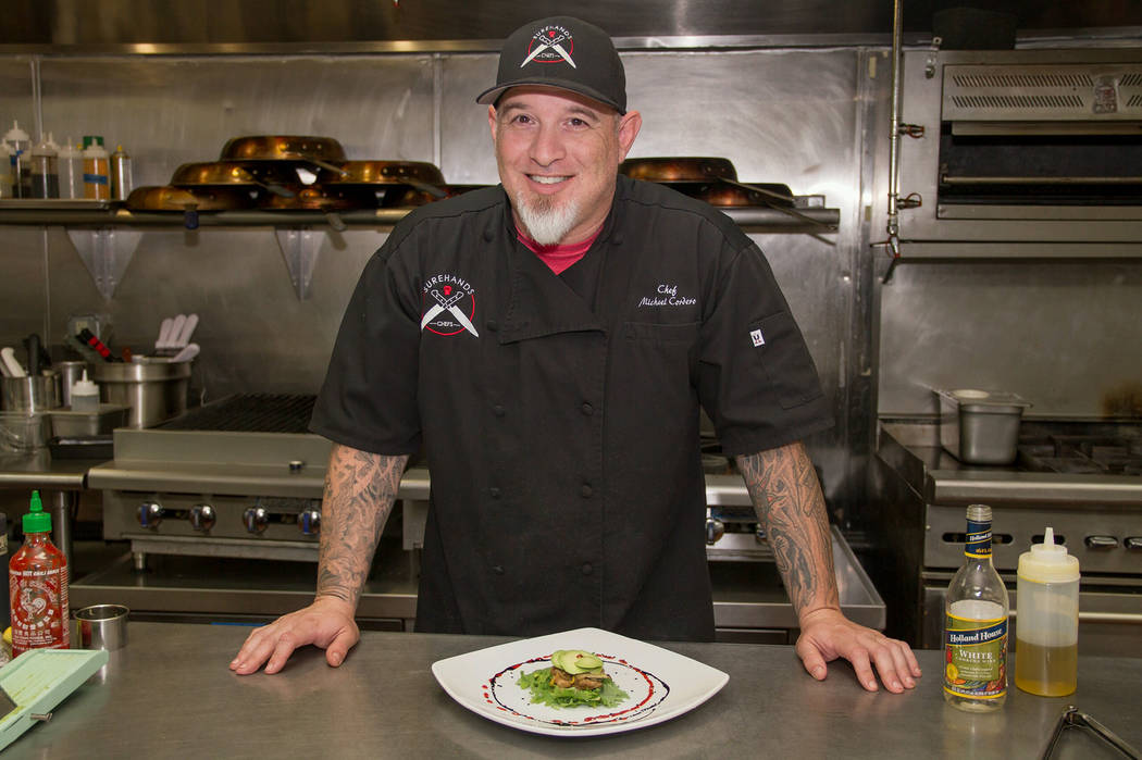 (Michael Cordero) Chef Michael Cordero is the new chef and managing partner at Anthony's Trattoria at 1312 Boulder City Parkway. He is bringing Italian comfort food to the restaurant's revamped menu.