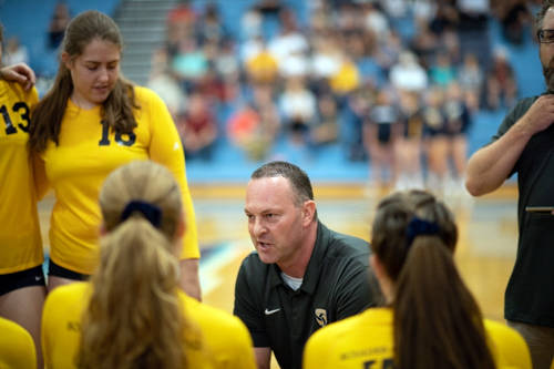 (Robert Vendettoli/Boulder City Review) Kurt Bailey, who led Boulder City High School's volleyball team to its second consecutive state championship in his first year as head coach, was named the ...