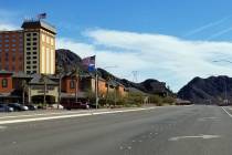 (Celia Shortt Goodyear/Boulder City Review) Hoover Dam Lodge, 8000 Highway 93, is building a gas station and 7,000 square foot general store on its property.