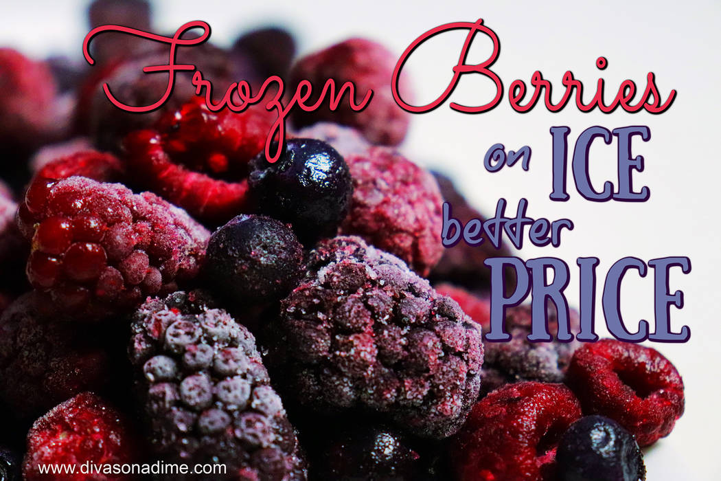 (Patti Diamond) Frozen fruits, such as berries, are more economical to purchase than fresh frui ...