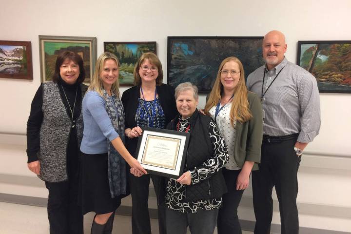(Boulder City Hospital) Proudly showing off their national Critical Access Hospital Recognition ...