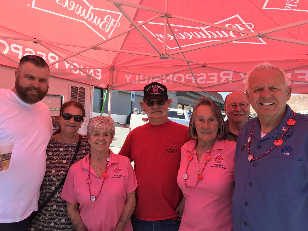 (Hali Bernstein Saylor/Boulder City Review) Members of Elks Lodge 1652 manned a beer booth when ...