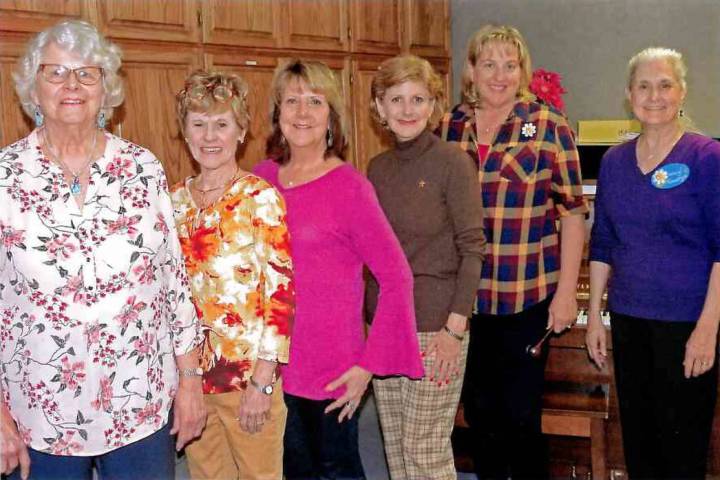 (P.E.O. Chapter AF) P.E.O., Chapter AF, recently installed new officers for the philanthropic e ...