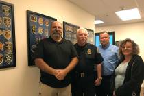 (Hali Bernstein Saylor/Boulder City Review) Friends of the Boulder City Police Department recen ...