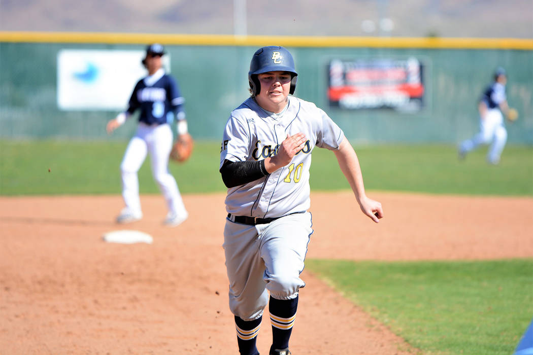 (Robert Vendettoli/Boulder City Review) Boulder City High School sophomore Blaze Trumble, seen ...