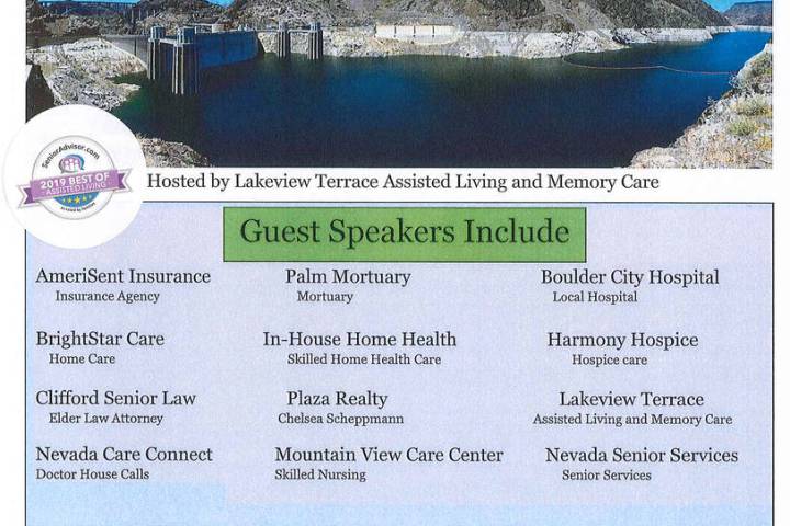 Lakeview Terrace Assisted Living and Memory Care is holding the Best Dam Senior Healthcare Foru ...