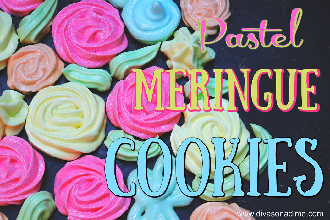 (Patti Diamond) Flavored gelatin gives meringue cookies a unique taste and color.