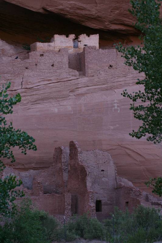 (Deborah Wall) Ruins of former dwellings are found throughout the Canyon de Chelly National Mon ...