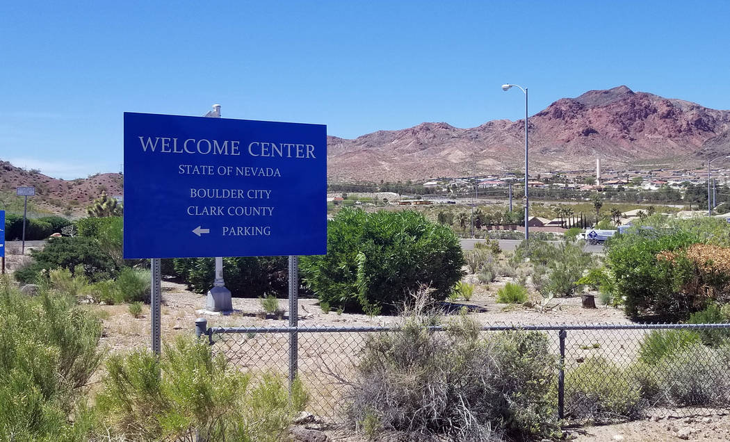 (Celia Shortt Goodyear/Boulder City Review) The Nevada Welcome Center, 100 Nevada Way, is closi ...