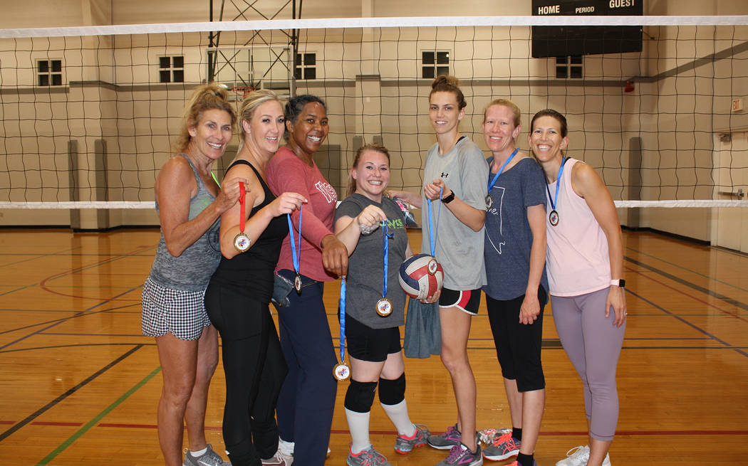 (Kelly Lehr) Members of the Amazon team, from left, Lori Dunsmore, Roxanne Lamar, Jo Johnson, K ...